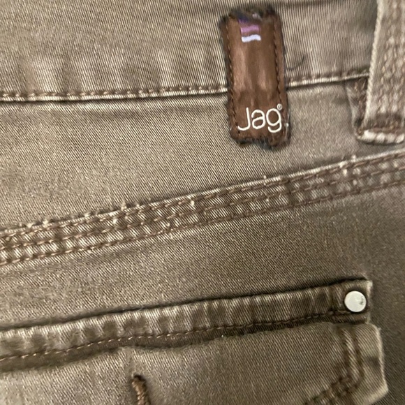 Jag cropped pants women’s size 6p stretch khaki color - Picture 6 of 8